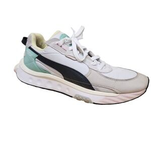 Puma Wild Rider Layers White Ebony Sneakers Men's‎ 11